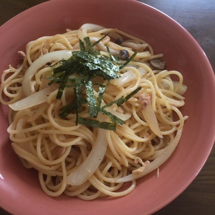 あごだしパックで和風パスタ